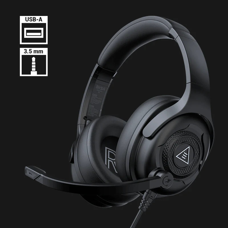 EKSA AirComfy Wired Headset for Gaming a...