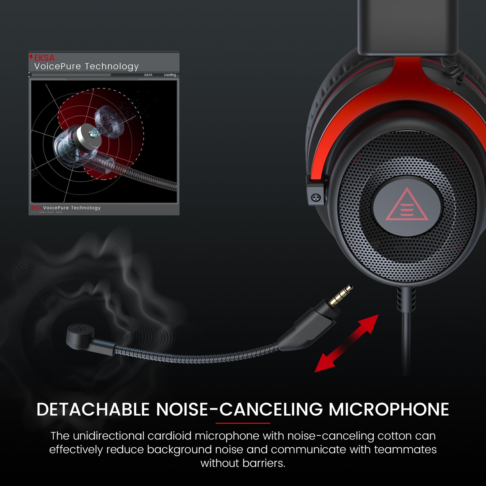 EKSA E900 7.1 Surround sound Gaming Headset - Upgraded version.