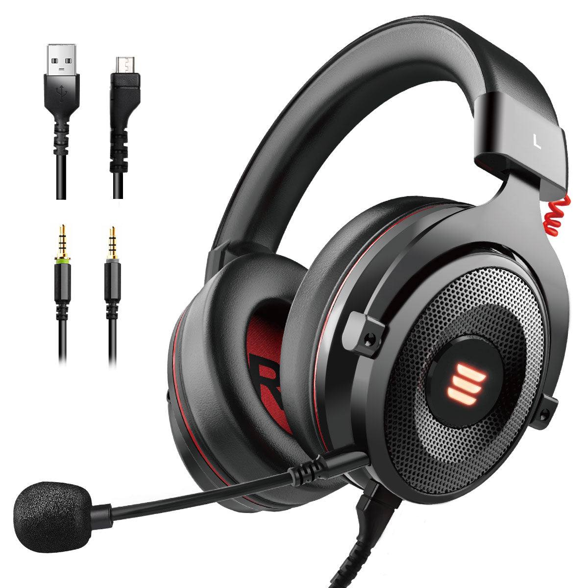 EKSA E900 Pro headset 7.1 Surround Sound USB Cable - Old Version