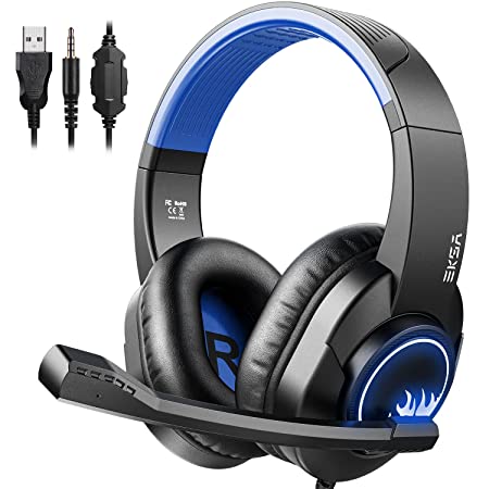 EKSA T8 Stereo Gaming Headset For PC, Mobile, PS4/PS5, XBOX