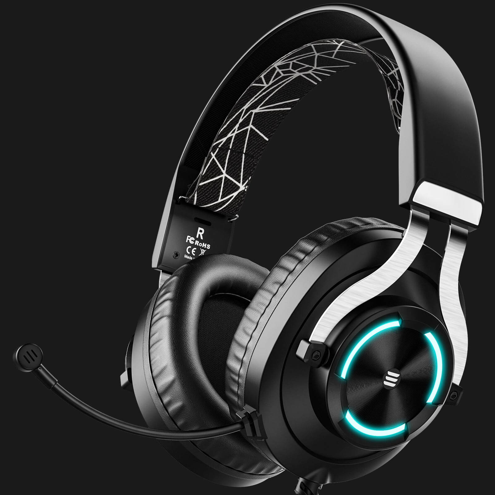 EKSA E3000 Gaming Headset with RGB light