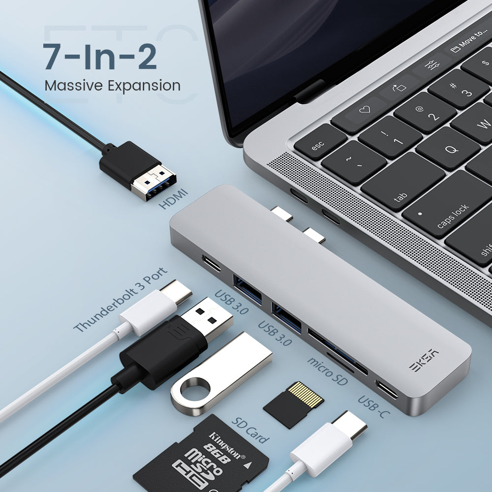 EKSA ET8 USB C Hub Adapter